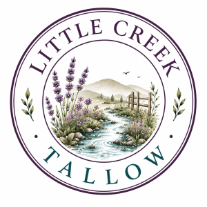 Little Creek Tallow round creek logo.